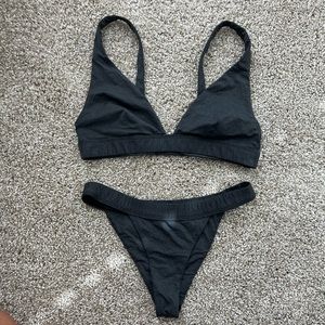 Charcoal bikini set